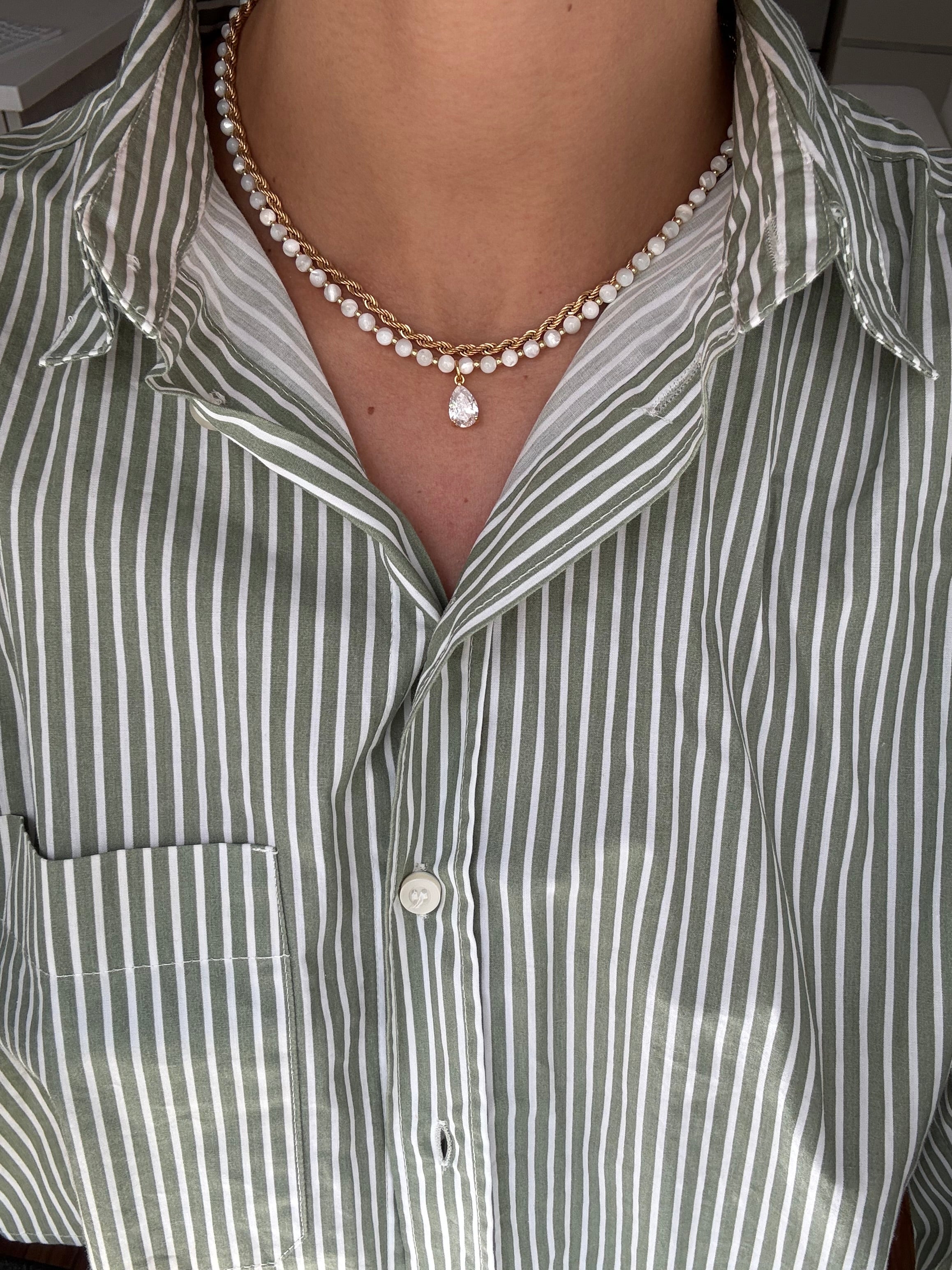MOONSTONE CRYSTAL NECKLACE