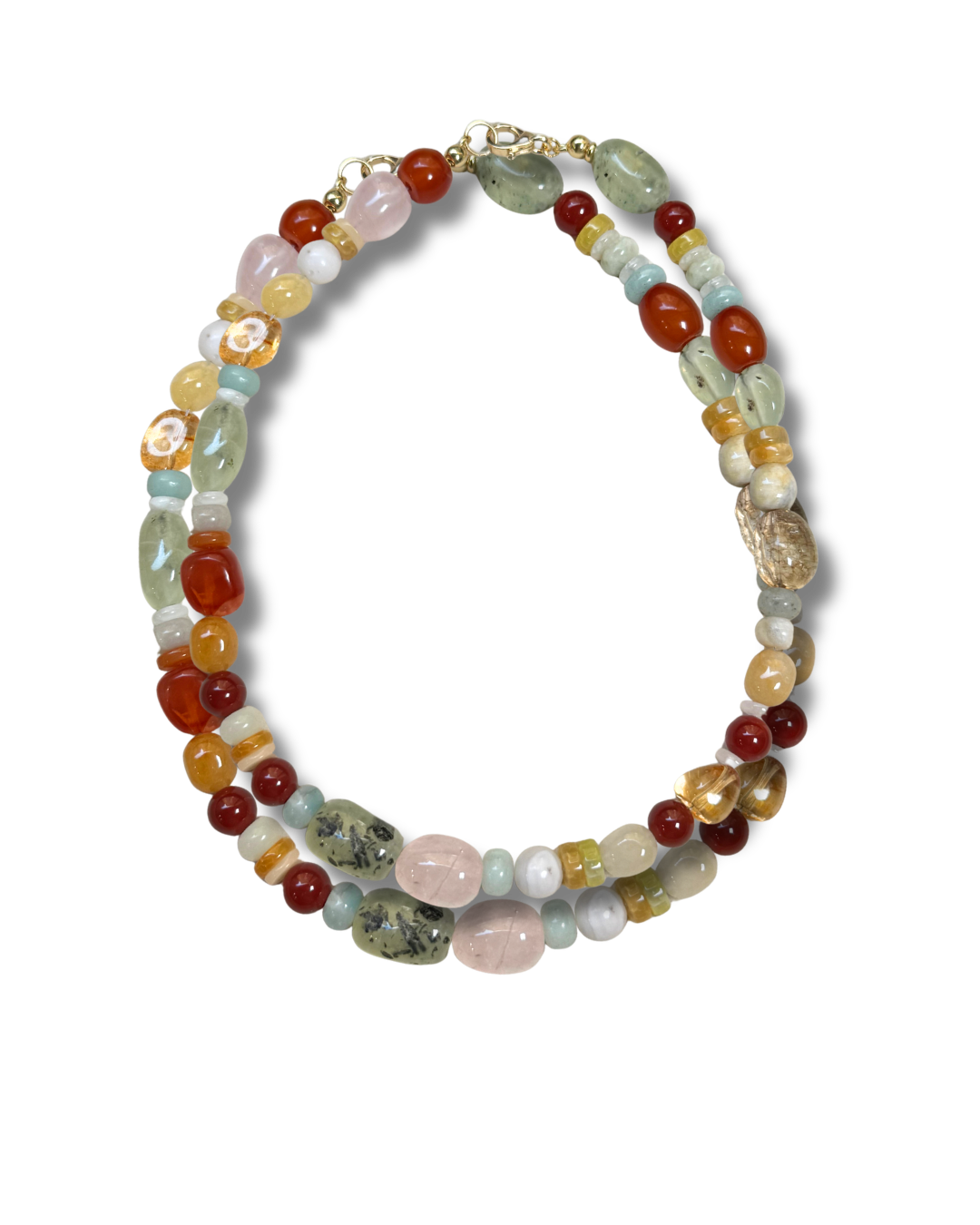 NICOLE DOUBLE STACKED NECKLACE