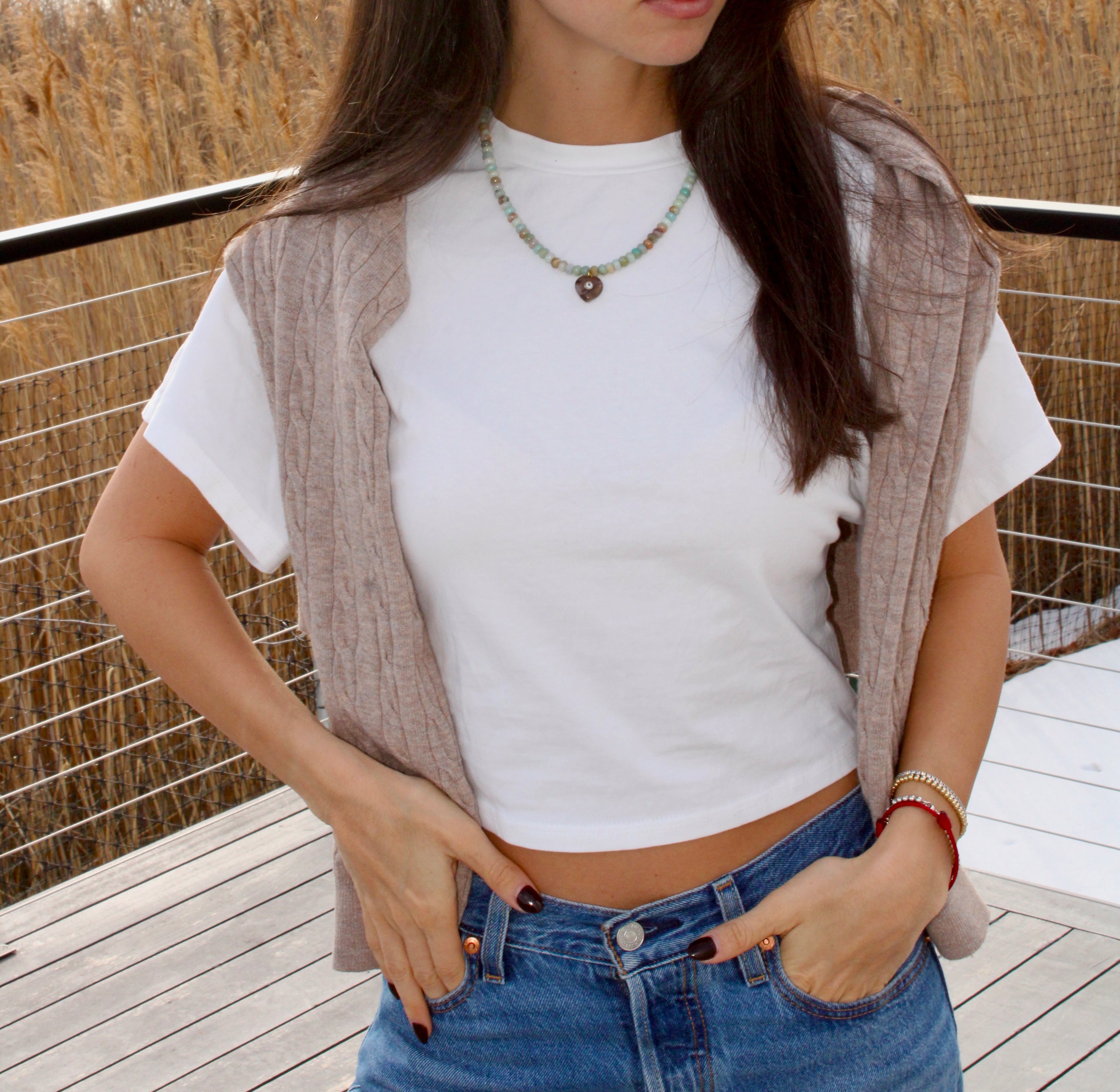 NATALIE NECKLACE - Tiger Eye