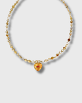 TANGERINE HEART NECKLACE