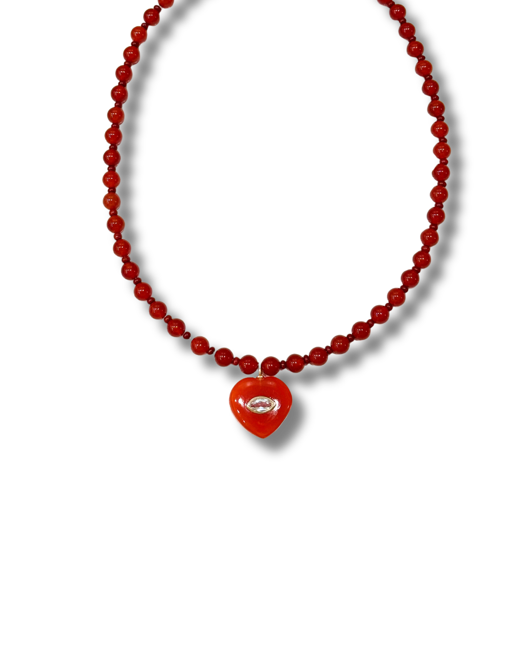 CHILI PEPPER HEART NECKLACE