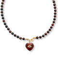 Tiger Eye Heart Necklace