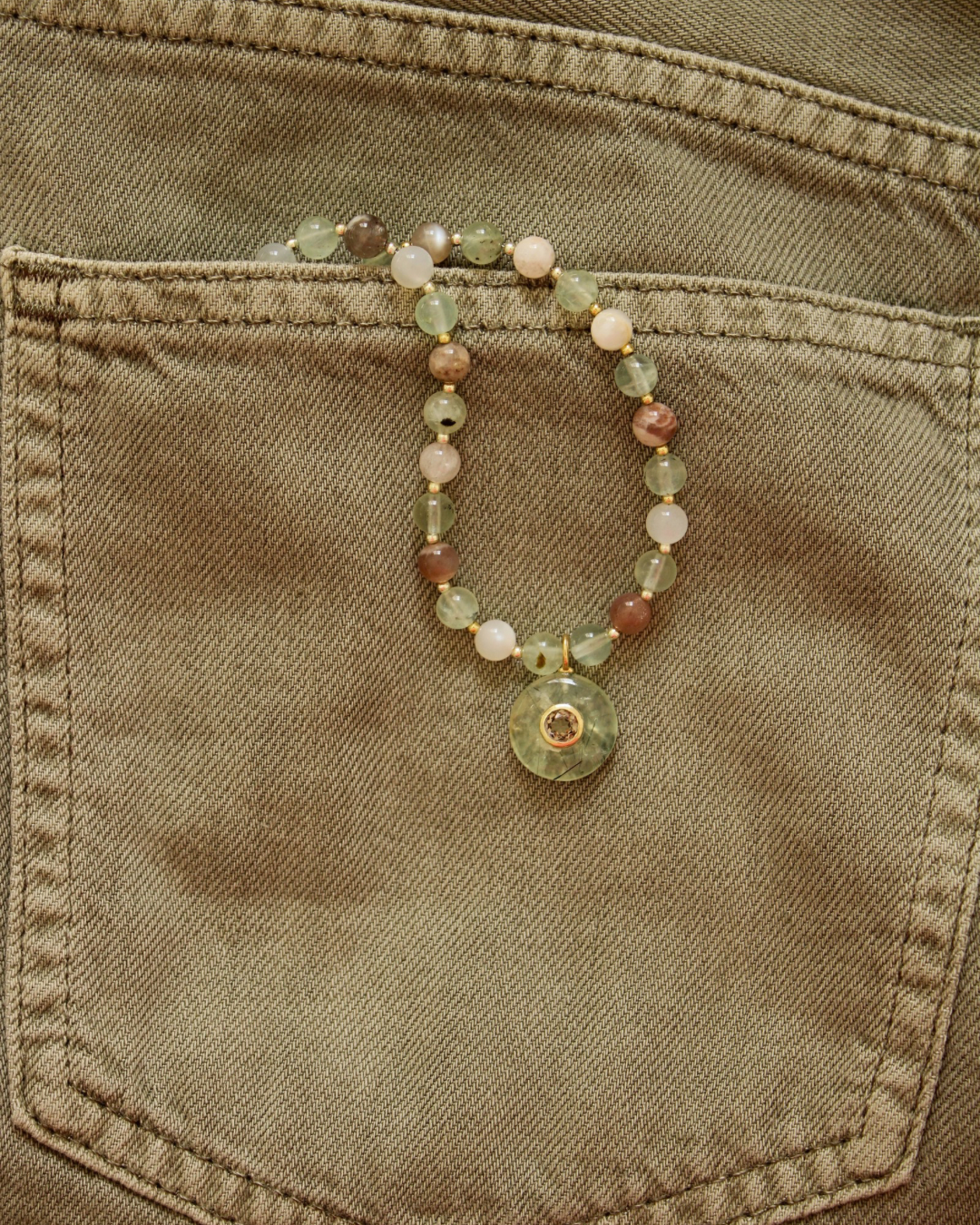 Prehnite Necklace