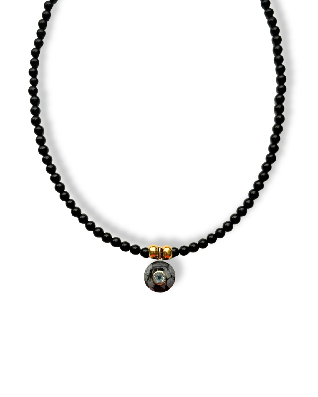 Onyx Beaded Necklace
