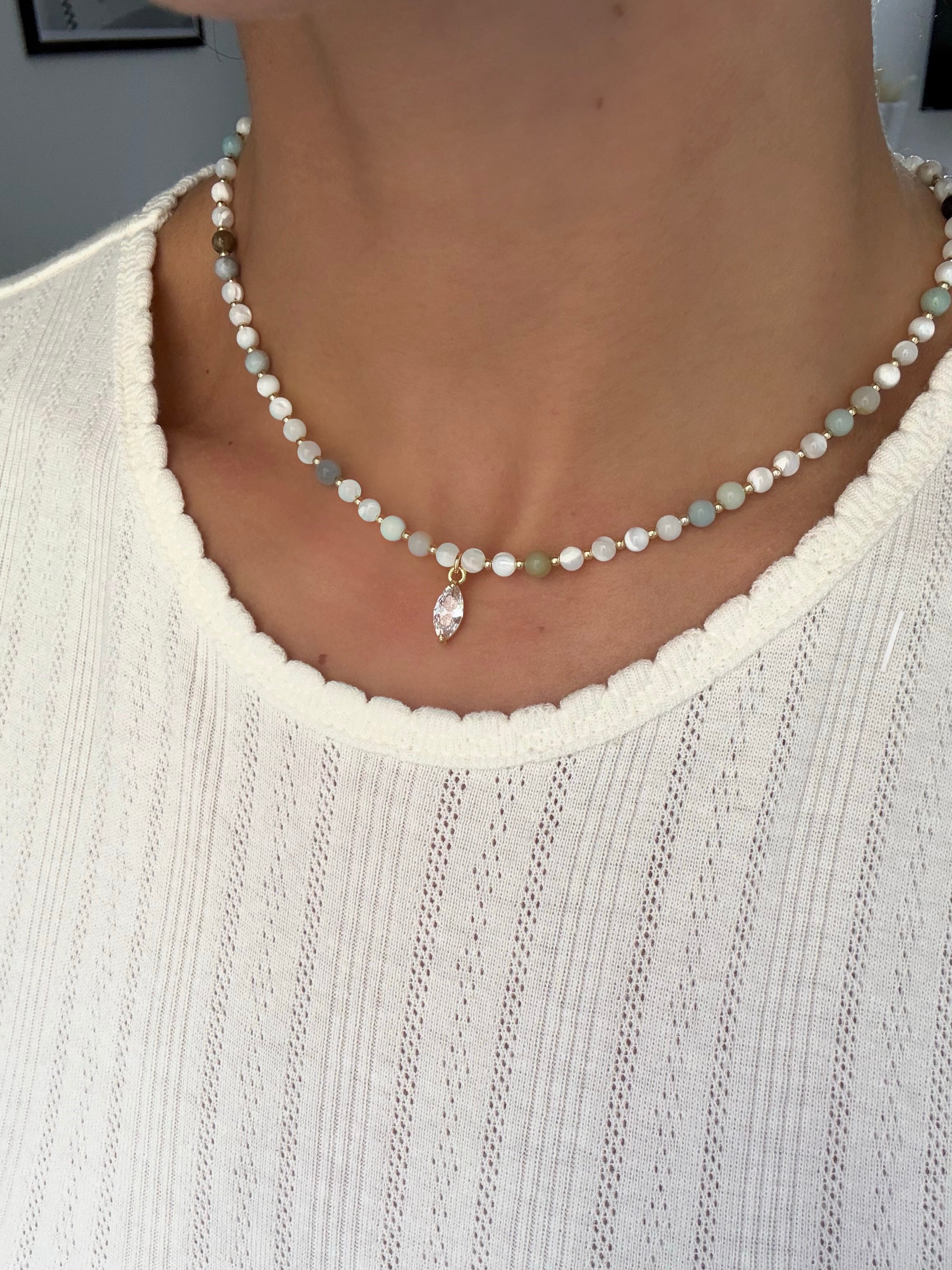HAMPTON MARQUIS CRYSTAL NECKLACE