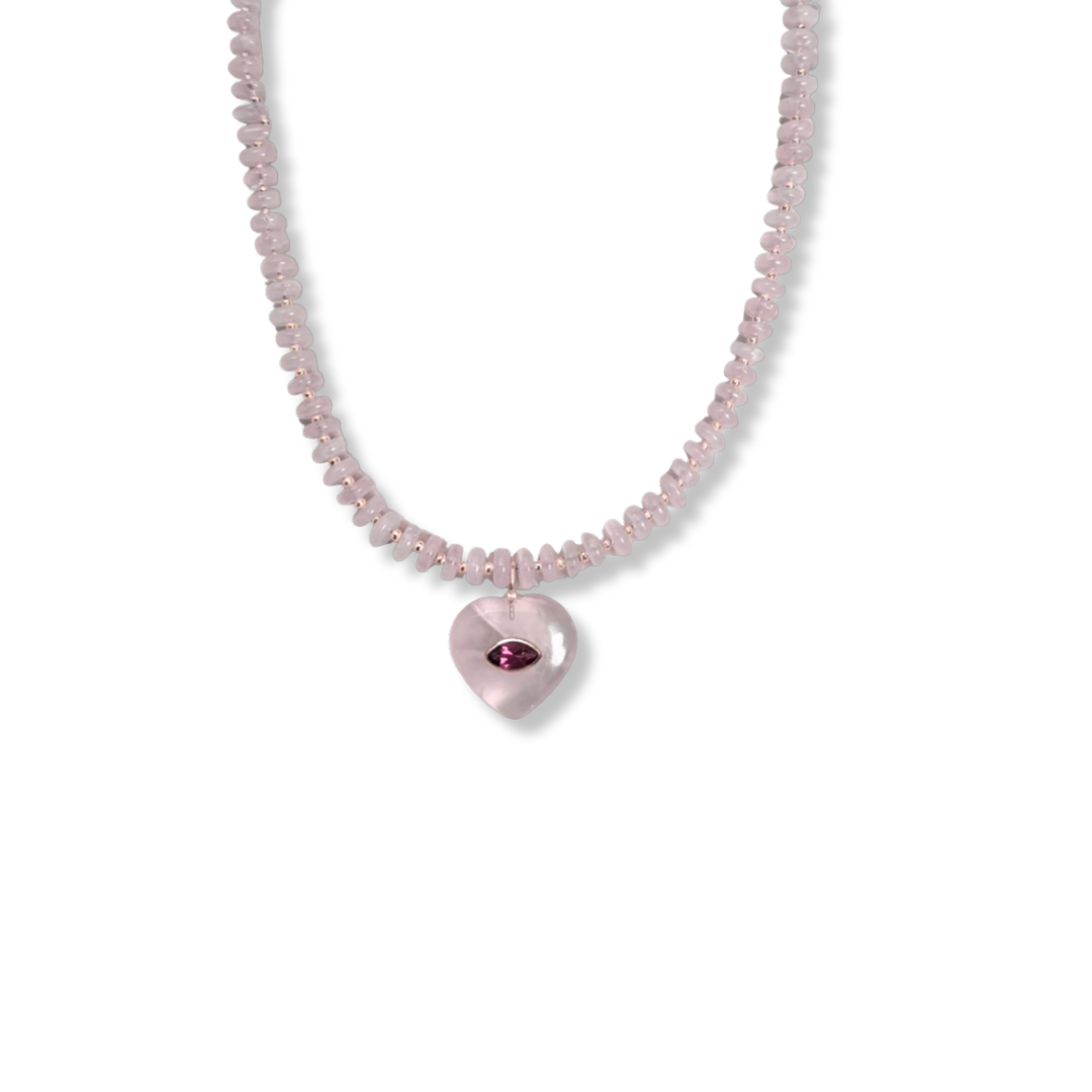 ROSE HEART NECKLACE