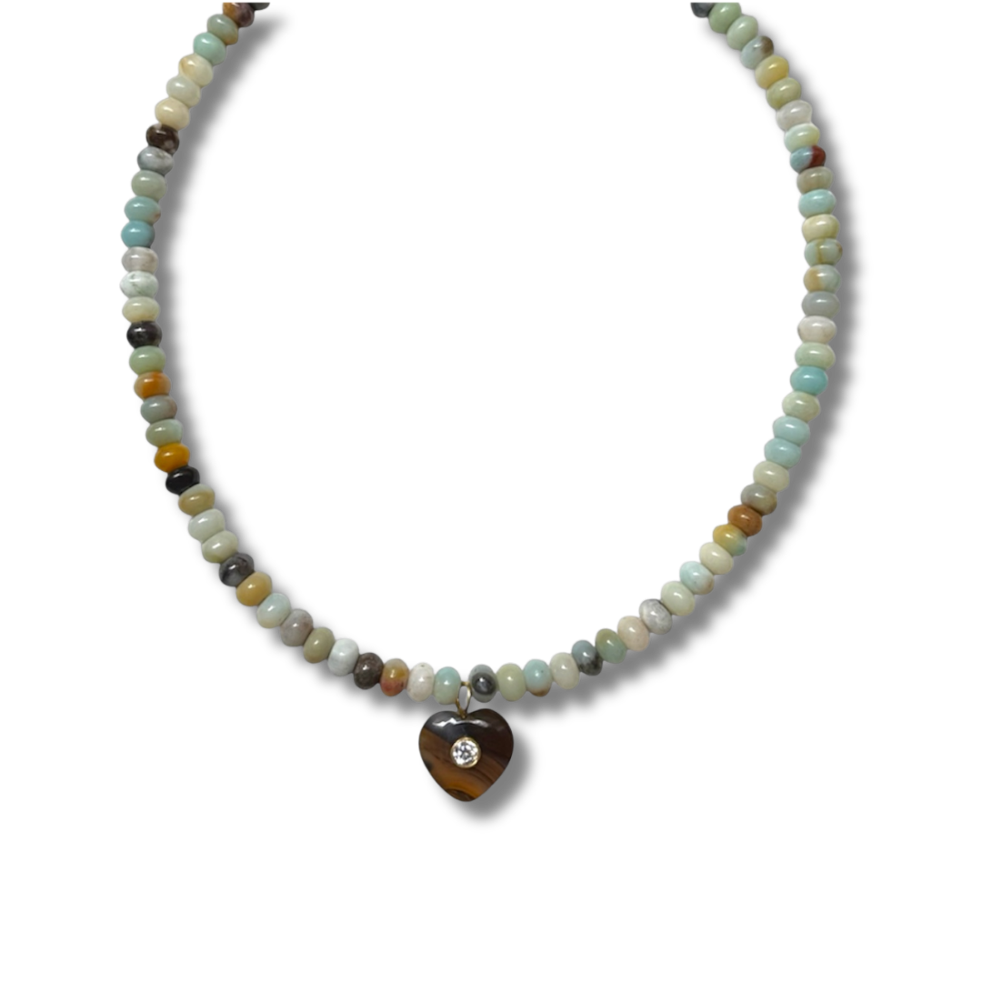 NATALIE NECKLACE - Tiger Eye