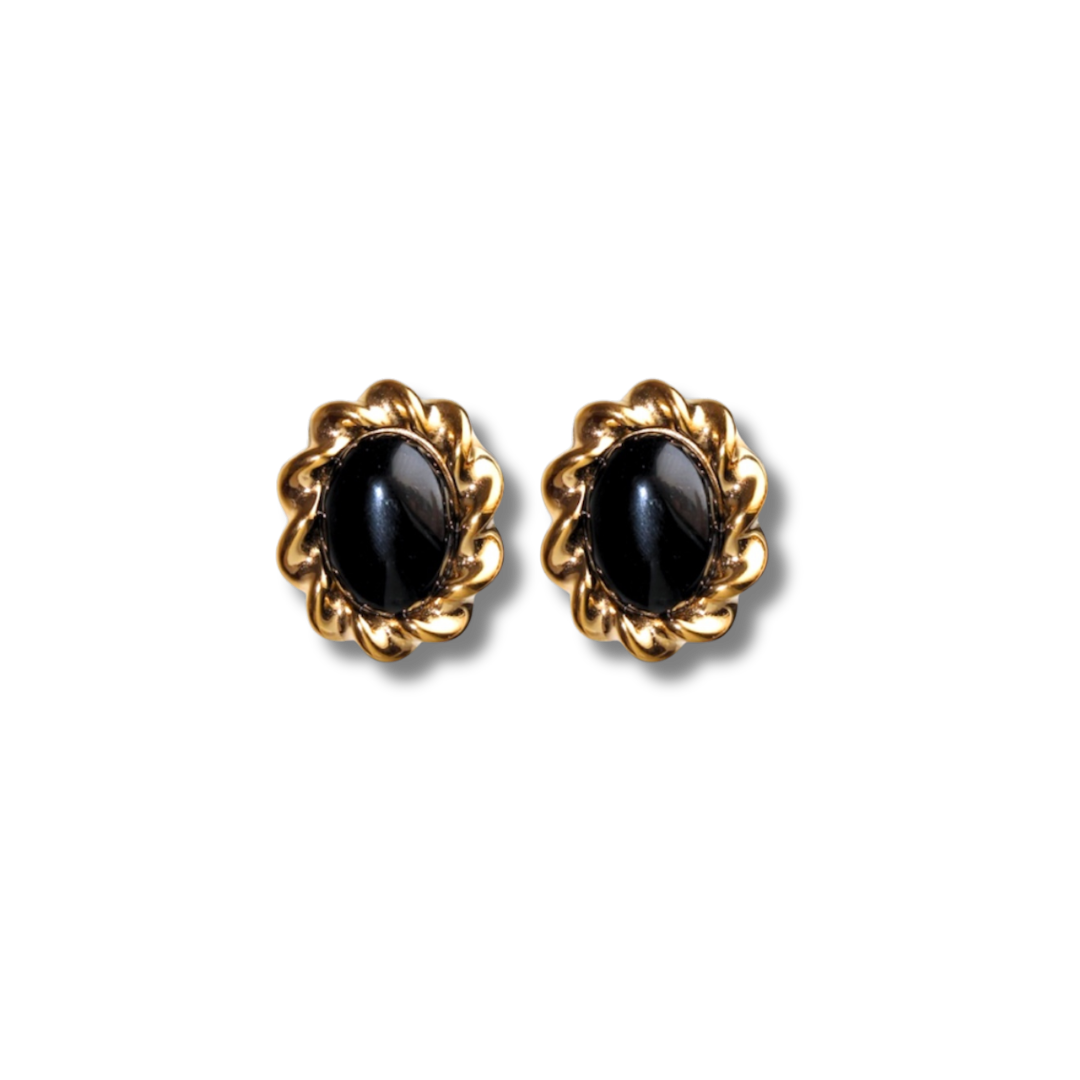 NEW YORKER STUD EARRING - Ruby